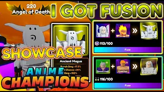 ANIME CHAMPIONS 7DS UPDATE! GETTING NEW Angel Of Death FUSION! MAX LEVEL SHOWCASE In Anime Champions