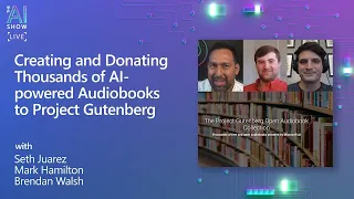 Creating and Donating Thousands of AI powered Audiobooks to Project Gutenberg