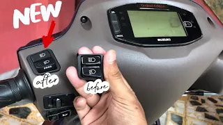 Headlight Pass Switch Install In Access 125 Bs6