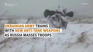 Ukrainian Army Trains With New Anti-Tank Weapons