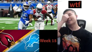 We’re Cooked. Cardinals Fan Reacts to Week 15- Cardinals at Lions!