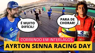 Ayrton Senna estava lá correndo com a gente!