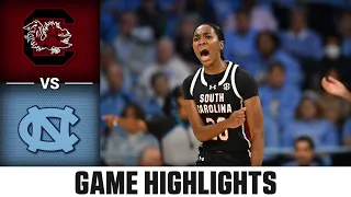 South Carolina vs. North Carolina Game Highlights | 2023-24 ACC Women’s Basketball