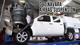 How To Install: Nissan D40 Navara Air Suspension - RR4656 Airbag Man Leaf Helper Kit