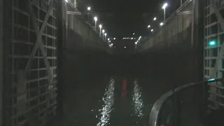 Yangtze River Ship Lift (Flood Lock Gates Open) - Three Gorges Dam, China 長江三峽中國 (Mountain Goats)