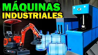 26 Mejores MÁQUINAS INDUSTRIALES para Negocio 💰 | Negocios y Emprendimientos Rentables ✅