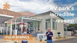 Palm Springs revamps trailer park with mid-century tiny homes