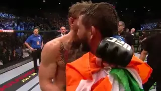 Ufc 189: Conor Mcgregor Fight Final For Mandes - [HD] GREATEST RESPECT MOMENTS