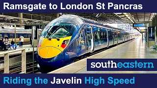 High Speed to St Pancras on the SouthEastern Javelin