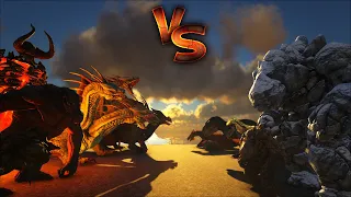 Shads ATLAS Imports MOD vs Ark Dinos | Ark Battle