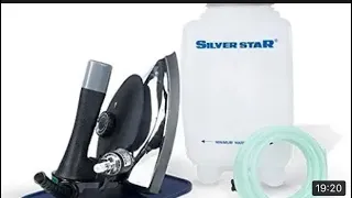 Best Iron Silver Star Steam Iron ES-300L Gravity Steam Iron Best Garments Steam ironin #RadheTailor￼