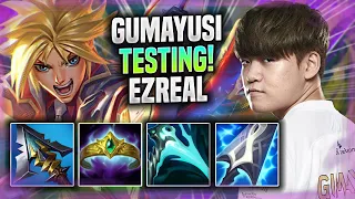 GUMAYUSI TESTING EZREAL WITH NEW RUNES! - T1 Gumayusi Plays Ezreal ADC vs Jinx! | Preseason 2022