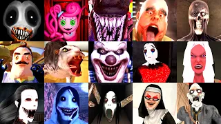 Caught Battle - Hello Neighbor Ice Scream 6 Head Horse Granny 3 Evil Nun Rush Slendrina Basement +