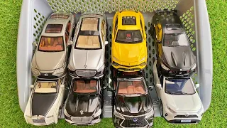 BOX FULL OF Diecast Cars - Lexus, Maybach, Lamborghini, Mercedes, Brabus Rocket, Rolls Royce, Toyota