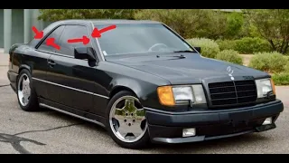 Mercedes C124 coupe side trim removal SUBTITLE #HOWTO