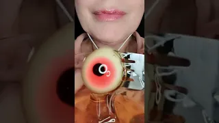 ASMR Satisfying Trolli Gummy Eyeball 👁 #asmr #mukbang #asmreating