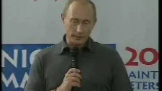 В.Путин.Встреча с юношеской восьмеркой.14.07.06.Part 1