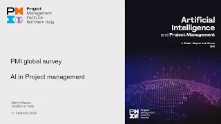 Webinar -  PMI global survey AI in Project management