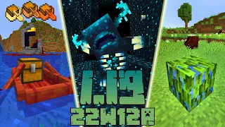 Minecraft 1.19: [Snapshot 22w12a] Co Nowego? WARDEN! Nowe ZAKLĘCIE! Łódki Ze SKRZYNKĄ!