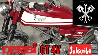 Derbi antorcha GT 4V Restauración, detalles y sonido @ridercov78 #motosclassicas #2tiempos