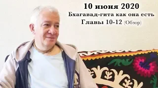 10 июня 2020 Бхагавад-гита как она есть. Главы 10-12 (обзор)