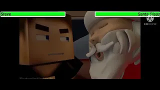 FuturisticHub Steve Vs Santa Claus with Healthbars