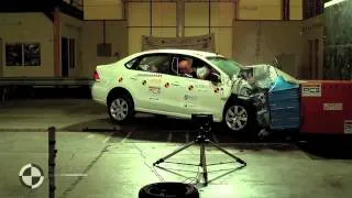 ASEAN NCAP - VW Polo Sedan crash test - 4 star safety rating