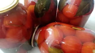 🍅 ОБАЛДЕННЫЕ МАРИНОВАННЫЕ ПОМИДОРЫ на Зиму! 🌿РАССОЛ выпивается весь! Семейный РЕЦЕПТ! 🍅