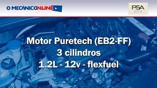 Motor 1.2 Puretech 3 cilindros da PSA sem segredos