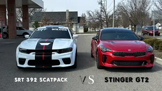 SRT 392 SCATPACK vs STINGER GT2