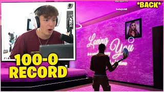 CLIX Finally RETURNS To BOXFIGHT & GOES For 100-0 Record On LIVE STREAM! (Fortnite Moments)