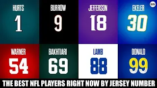 THE BEST NFL PLAYERS RIGHT NOW BY JERSEY NUMBER