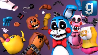 Gmod FNAF | Review | Brand New FNAF 2 Toy Animatronics Parts Mod!