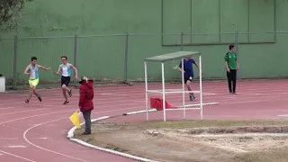 Ankara Liseler il eleme yarışları 4X100 metre erkekler