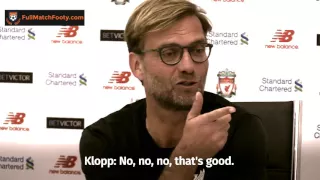 Klopp stops his pre-Man Utd press conference