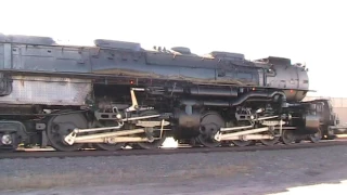 Union Pacific 3985 Challenger accelerates out of Sidney, Nebraska. Great sound.