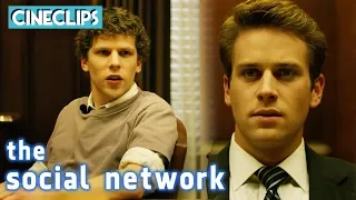 You Have The Minimum Amount Of My Attention | The Social Network | CineClips