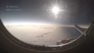 Total Solar Eclipse 20 Mar 2015 - View from E-Flight AB 1000