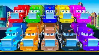 Finger Family  Baby songs -  city car and mac truck Nursery Rhymes & Kids Songs