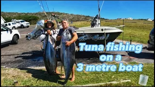 Cape Point Yellowfin Tuna Fishing on a 3 metre Boat