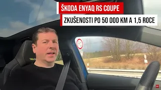 Škoda Enyaq RS Coupe a 50 000 km - zkušenosti, spotřeba a nabíjení v Liberci