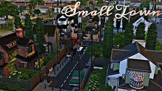 Small Town // The Sims 4 Speedbuild // No CC