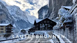 Lauterbrunnen  | Magical land of Switzerland 🇨🇭| Winter ❄️