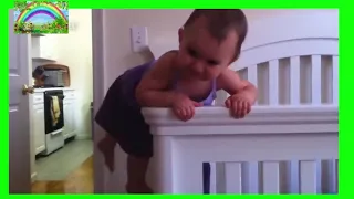 Funny Baby Videos - Funny Babies Escaping Cribs Video Compilation 😂 bebês escapando de berços