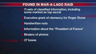 What FBI agents took from Trump's Mar-a-Lago home