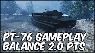 Armored Warfare - 0.19 PTS PT-76 Gameplay (Balance 2.0)