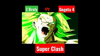 Dragon Ball Fighterz - Z Broly Vs Gogeta 4 Super Clash #shorts #dbfz #anime #dragonball #games