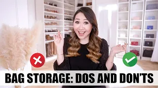 How I Store My Luxury Bags | What To Do and What *NOT* To Do!