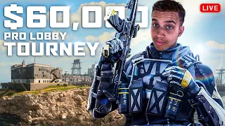 🔴 LIVE - $60,000 WARZONE TOTAL FRENZY PRO LOBBY TOURNAMENT! (NEW TEAM) !YoungLA