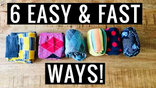 Best Way to FOLD SOCKS Without Stretching!!  (Fold Socks the Right Way) | Andrea Jean Cleaning